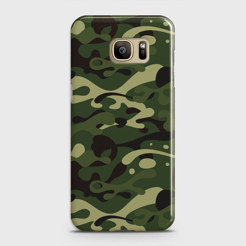 Samsung Galaxy Note 7 Cover - Camo Series - Forest Green Design - Matte Finish - Snap On Hard Case with LifeTime Colors Guarantee