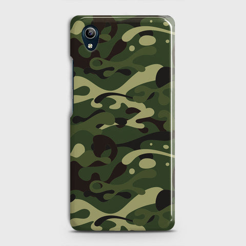 Vivo Y91C Cover - Camo Series - Forest Green Design - Matte Finish - Snap On Hard Case with LifeTime Colors Guarantee