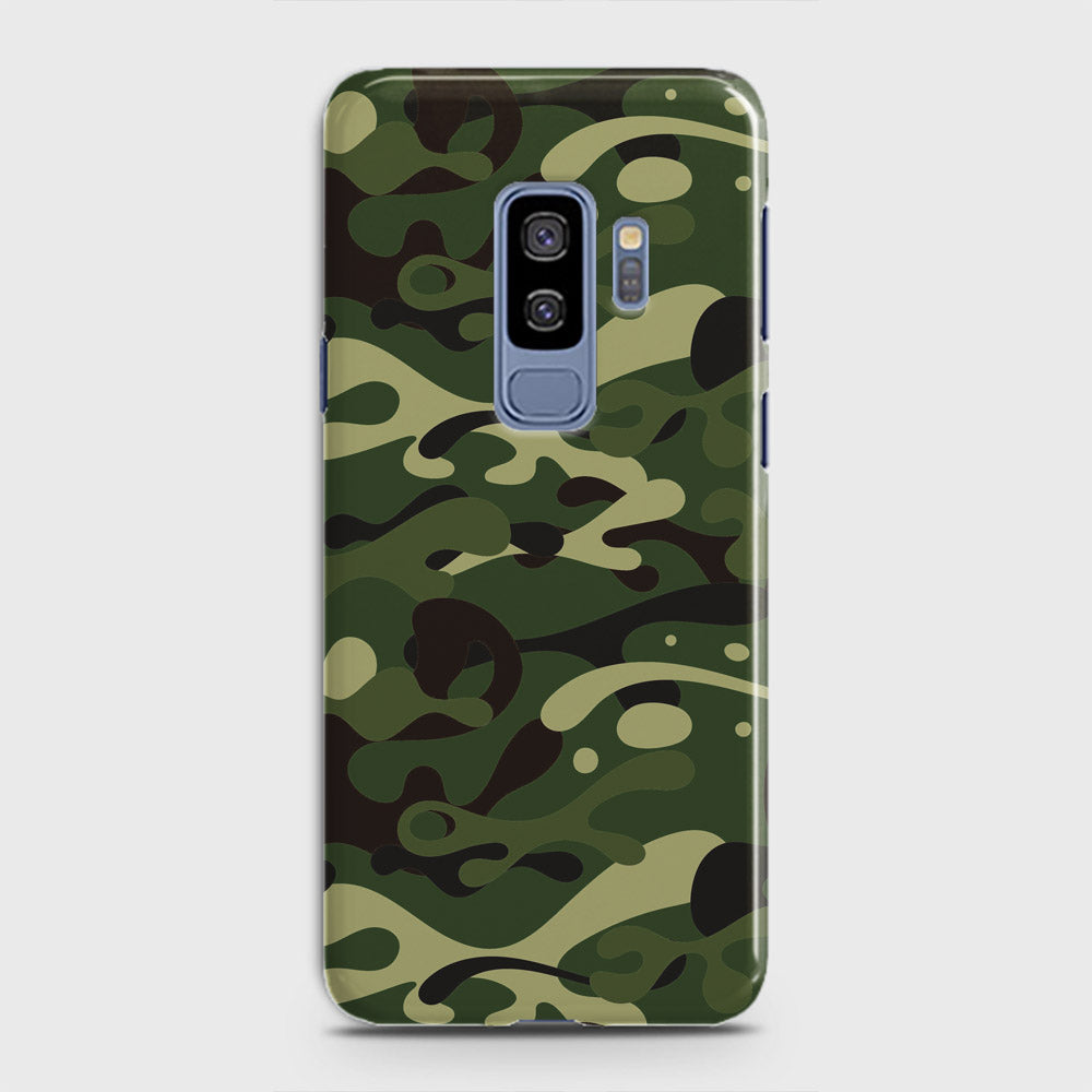 Samsung Galaxy S9 Plus Cover - Camo Series - Forest Green Design - Matte Finish - Snap On Hard Case with LifeTime Colors Guarantee