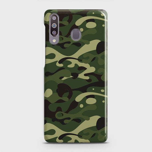 Samsung Galaxy M30 Cover - Camo Series - Forest Green Design - Matte Finish - Snap On Hard Case with LifeTime Colors Guarantee