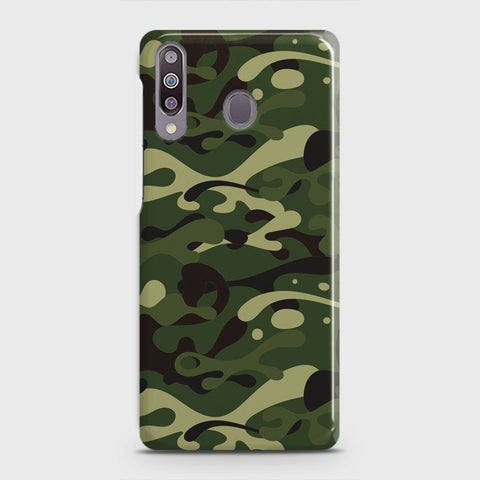 Samsung Galaxy M30 Cover - Camo Series - Forest Green Design - Matte Finish - Snap On Hard Case with LifeTime Colors Guarantee