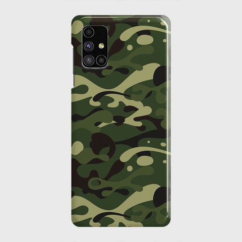 Samsung Galaxy M51 Cover - Camo Series - Forest Green Design - Matte Finish - Snap On Hard Case with LifeTime Colors Guarantee