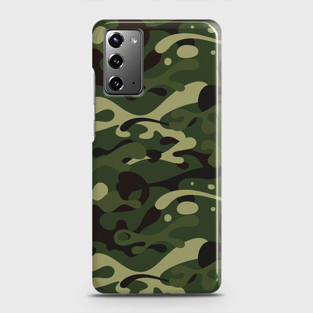 Samsung Galaxy Note 20 Cover - Camo Series - Forest Green Design - Matte Finish - Snap On Hard Case with LifeTime Colors Guarantee