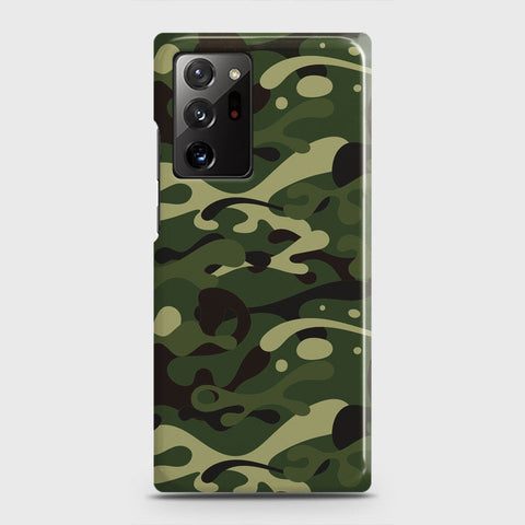Samsung Galaxy Note 20 Ultra Cover - Camo Series - Forest Green Design - Matte Finish - Snap On Hard Case with LifeTime Colors Guarantee