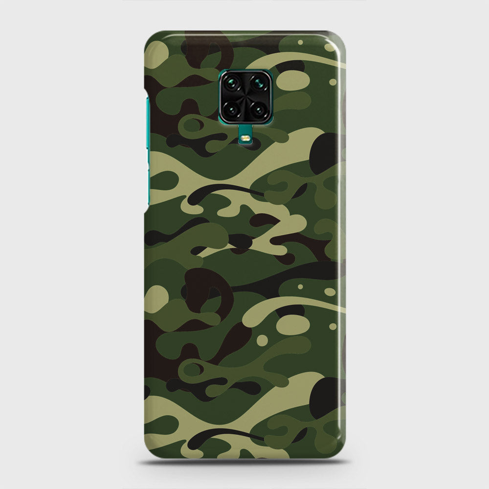 Xiaomi Redmi Note 9 Pro Cover - Camo Series - Forest Green Design - Matte Finish - Snap On Hard Case with LifeTime Colors Guarantee