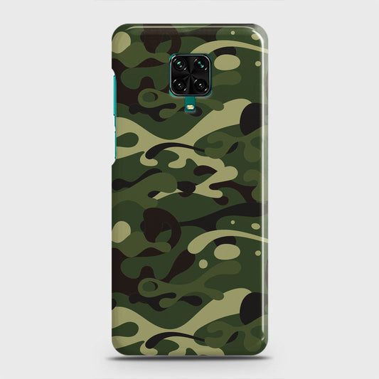Xiaomi Redmi Note 9 Pro Cover - Camo Series - Forest Green Design - Matte Finish - Snap On Hard Case with LifeTime Colors Guarantee