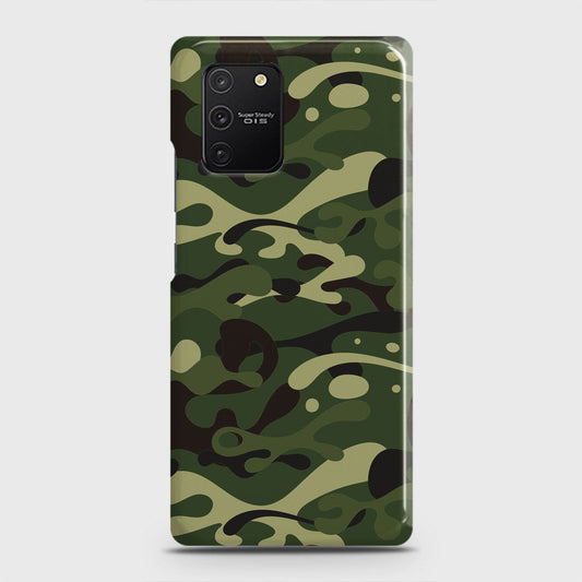 Samsung Galaxy M80s Cover - Camo Series - Forest Green Design - Matte Finish - Snap On Hard Case with LifeTime Colors Guarantee