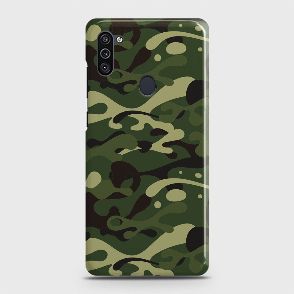 Samsung Galaxy M11 Cover - Camo Series - Forest Green Design - Matte Finish - Snap On Hard Case with LifeTime Colors Guarantee