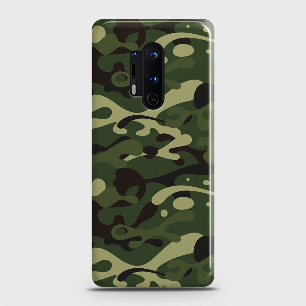 OnePlus 8 Pro Cover - Camo Series - Forest Green Design - Matte Finish - Snap On Hard Case with LifeTime Colors Guarantee