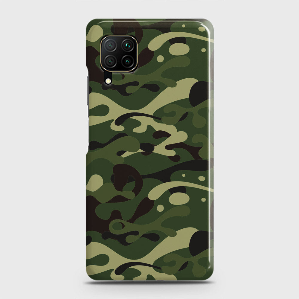 Huawei P40 lite Cover - Camo Series - Forest Green Design - Matte Finish - Snap On Hard Case with LifeTime Colors Guarantee