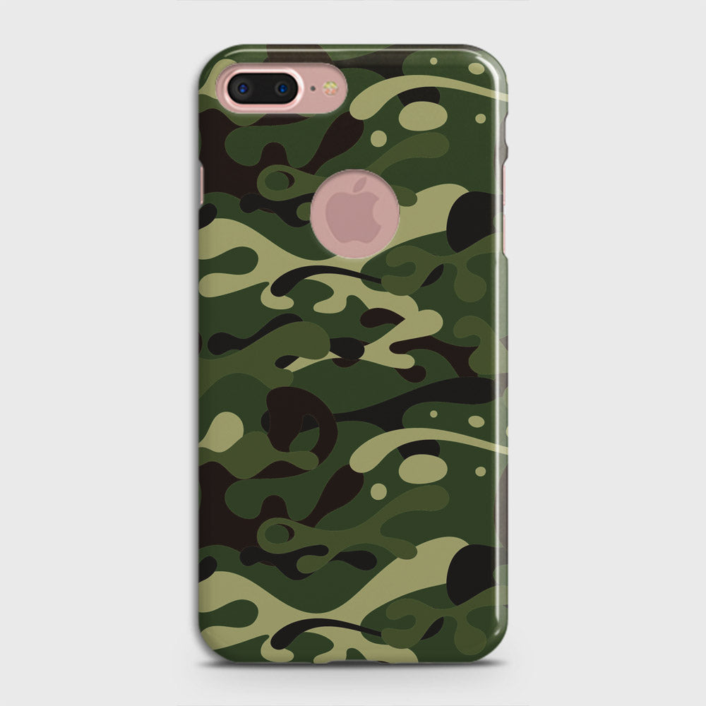 iPhone 8 / 7 Logo Cover - Camo Series - Forest Green Design - Matte Finish - Snap On Hard Case with LifeTime Colors Guarantee