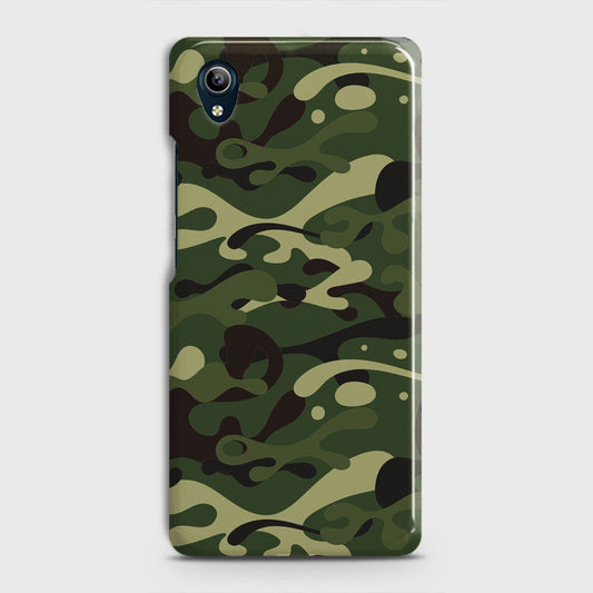 Vivo Y91i Cover - Camo Series - Forest Green Design - Matte Finish - Snap On Hard Case with LifeTime Colors Guarantee
