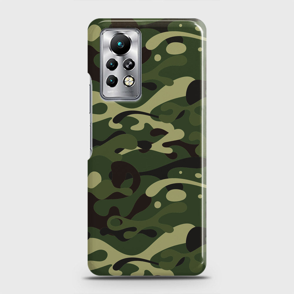 Infinix Note 11 Pro Cover - Camo Series - Forest Green Design - Matte Finish - Snap On Hard Case with LifeTime Colors Guarantee