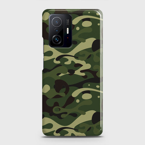 Xiaomi 11T Cover - Camo Series - Forest Green Design - Matte Finish - Snap On Hard Case with LifeTime Colors Guarantee