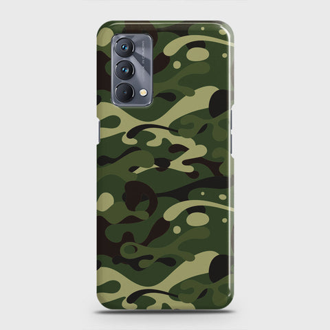Realme GT Master Cover - Camo Series - Forest Green Design - Matte Finish - Snap On Hard Case with LifeTime Colors Guarantee