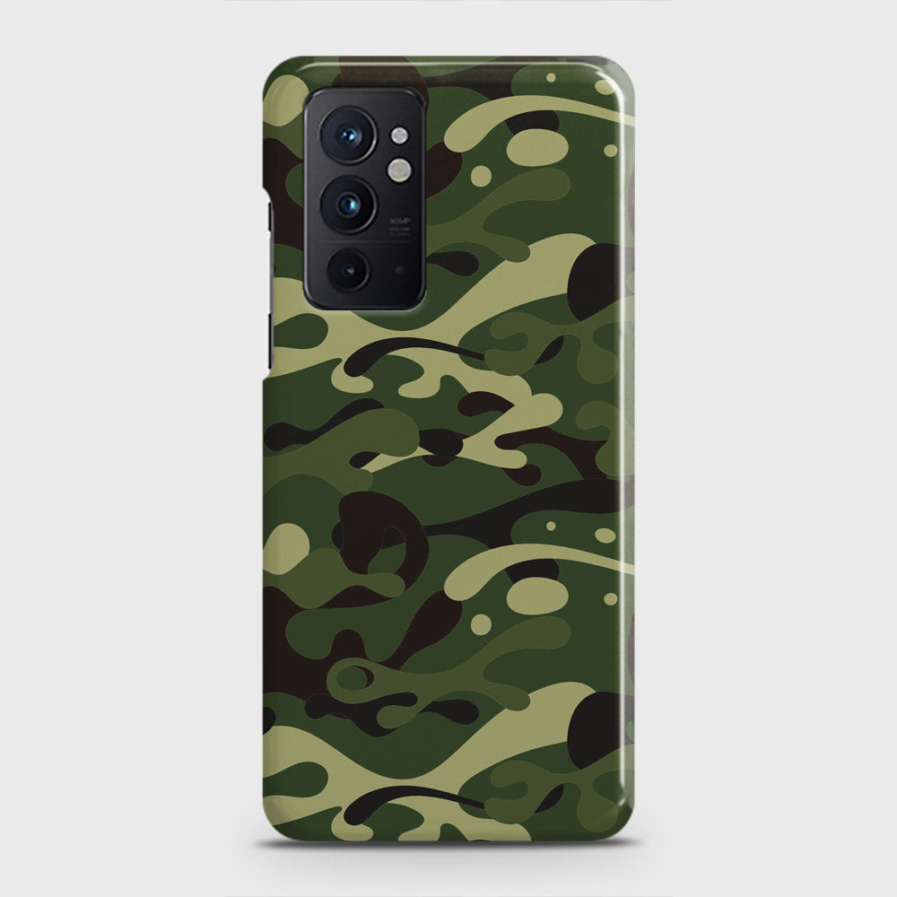 OnePlus 9RT 5G Cover - Camo Series - Forest Green Design - Matte Finish - Snap On Hard Case with LifeTime Colors Guarantee