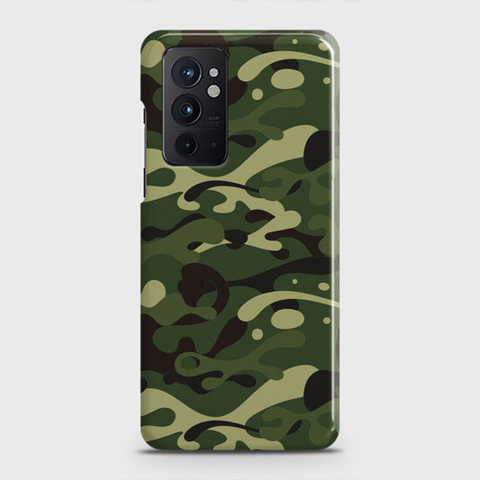 OnePlus 9RT 5G Cover - Camo Series - Forest Green Design - Matte Finish - Snap On Hard Case with LifeTime Colors Guarantee