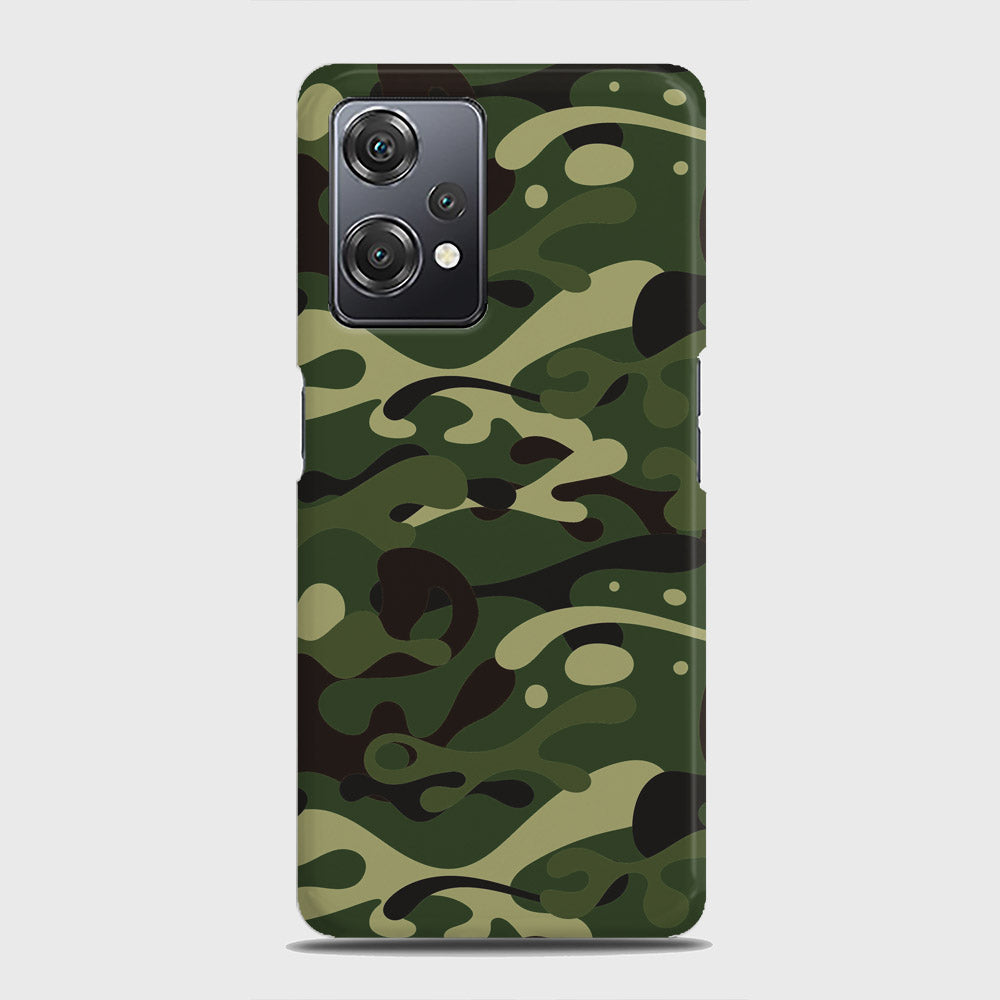 OnePlus Nord CE 2 Lite 5G Cover - Camo Series - Forest Green Design - Matte Finish - Snap On Hard Case with LifeTime Colors Guarantee