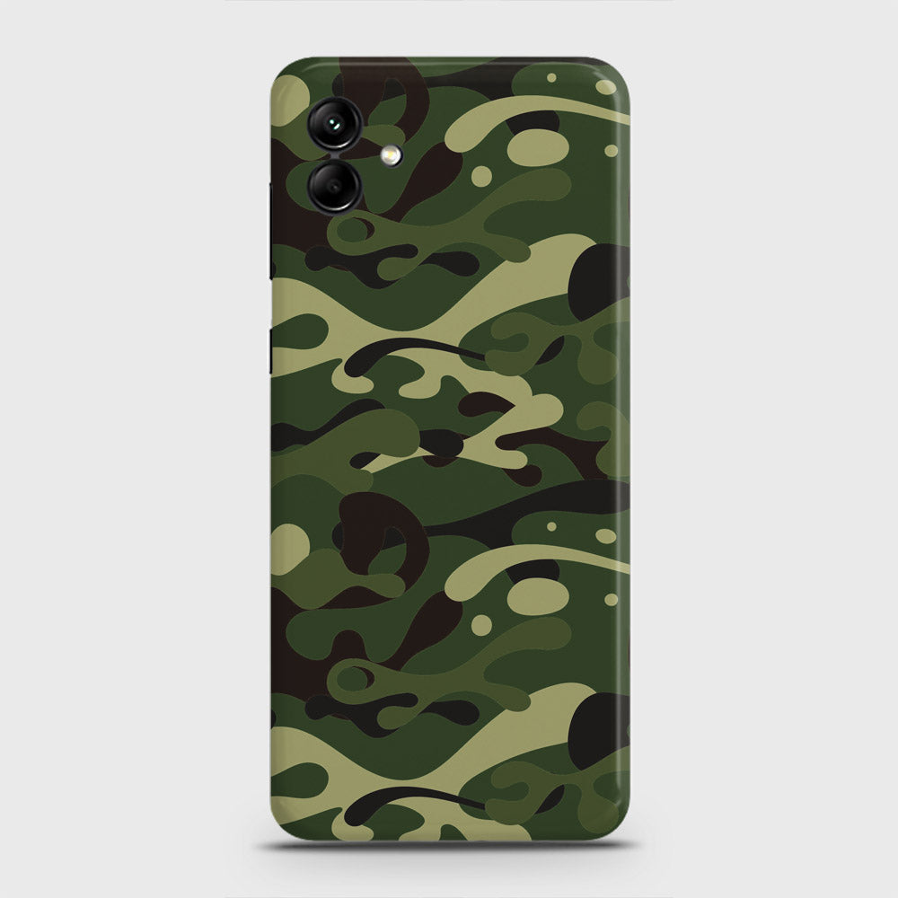 Samsung Galaxy A04 Cover - Camo Series - Forest Green Design - Matte Finish - Snap On Hard Case with LifeTime Colors Guarantee