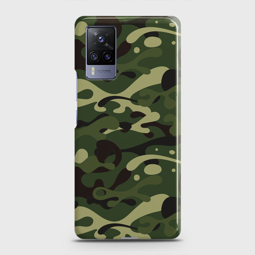 Vivo X60 Pro  Cover - Camo Series - Forest Green Design - Matte Finish - Snap On Hard Case with LifeTime Colors Guarantee