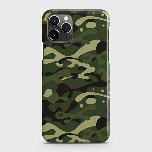 iPhone 11 Pro Cover - Camo Series - Forest Green Design - Matte Finish - Snap On Hard Case with LifeTime Colors Guarantee