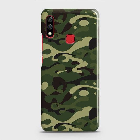 Infinix Hot 7 Pro Cover - Camo Series - Forest Green Design - Matte Finish - Snap On Hard Case with LifeTime Colors Guarantee