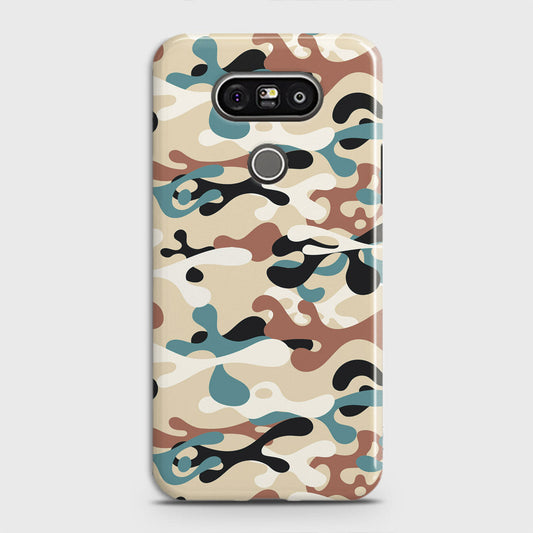 LG G5 Cover - Camo Series - Black & Brown Design - Matte Finish - Snap On Hard Case with LifeTime Colors Guarantee