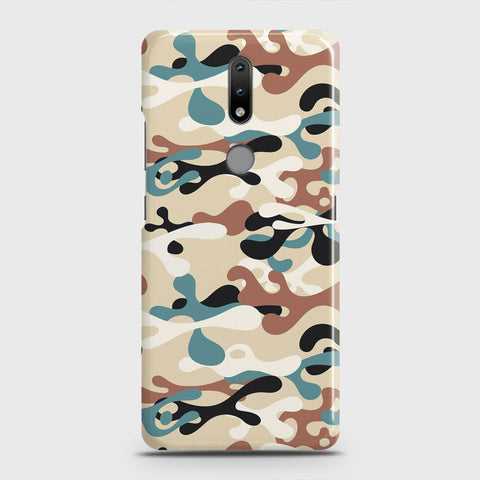 Nokia 2.4 Cover - Camo Series - Black & Brown Design - Matte Finish - Snap On Hard Case with LifeTime Colors Guarantee