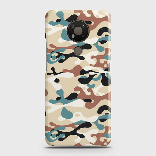 Nokia 3.4 Cover - Camo Series - Black & Brown Design - Matte Finish - Snap On Hard Case with LifeTime Colors Guarantee