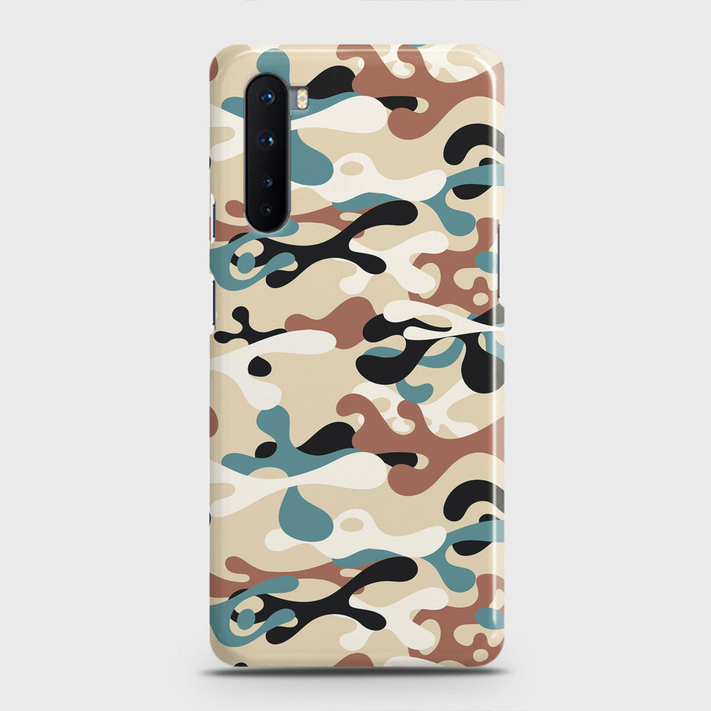 OnePlus Nord  Cover - Camo Series - Black & Brown Design - Matte Finish - Snap On Hard Case with LifeTime Colors Guarantee