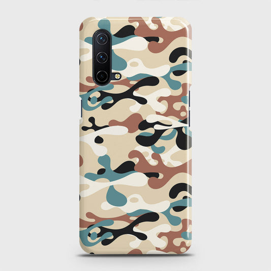 OnePlus Nord CE 5G  Cover - Camo Series - Black & Brown Design - Matte Finish - Snap On Hard Case with LifeTime Colors Guarantee