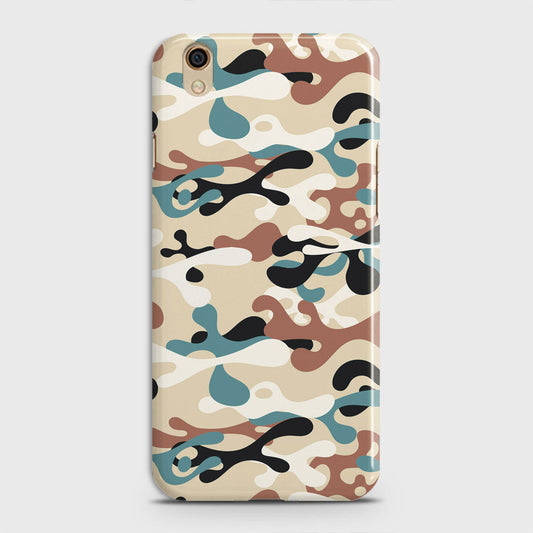 Oppo F1 Plus / R9 Cover - Camo Series - Black & Brown Design - Matte Finish - Snap On Hard Case with LifeTime Colors Guarantee