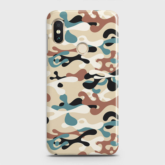 Xiaomi Redmi S2  Cover - Camo Series - Black & Brown Design - Matte Finish - Snap On Hard Case with LifeTime Colors Guarantee