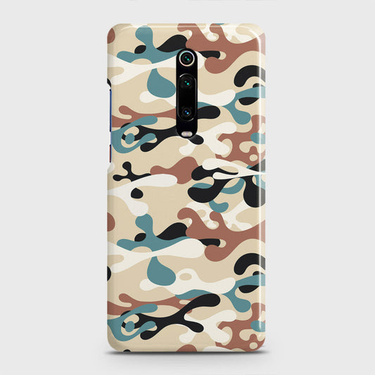 Xiaomi Redmi K20 Cover - Camo Series - Black & Brown Design - Matte Finish - Snap On Hard Case with LifeTime Colors Guarantee
