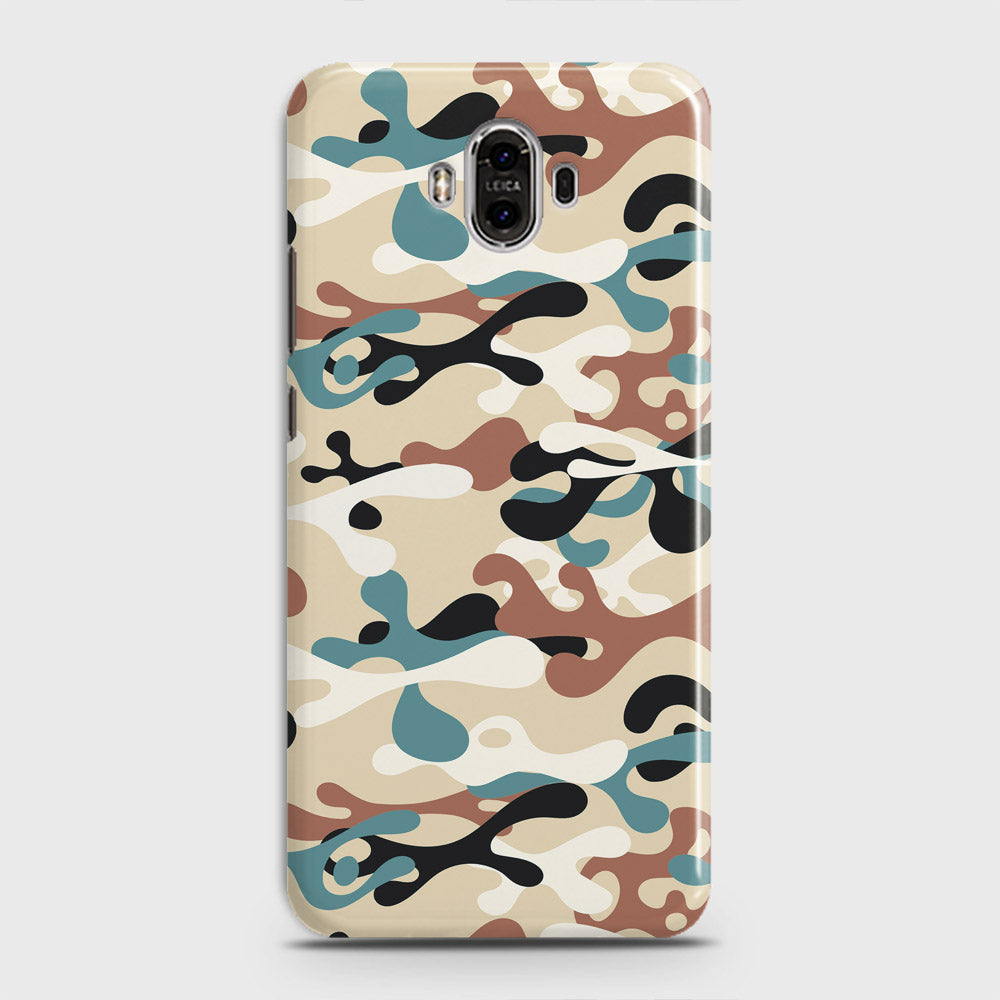 Huawei Mate 10 Cover - Camo Series - Black & Brown Design - Matte Finish - Snap On Hard Case with LifeTime Colors Guarantee