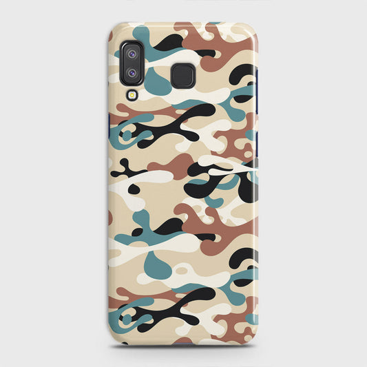 Samsung Galaxy A8 Star Cover - Camo Series - Black & Brown Design - Matte Finish - Snap On Hard Case with LifeTime Colors Guarantee