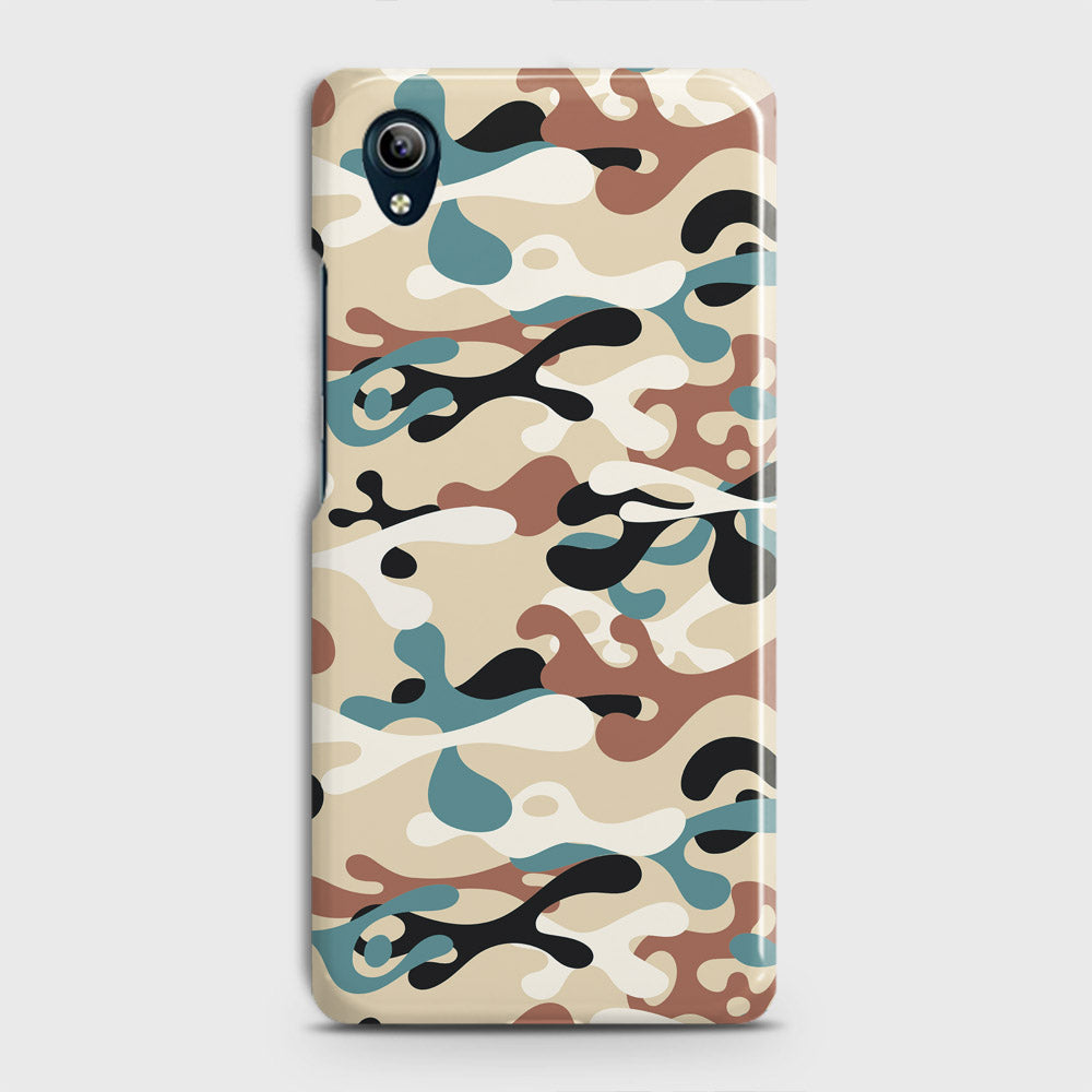 Vivo Y91C Cover - Camo Series - Black & Brown Design - Matte Finish - Snap On Hard Case with LifeTime Colors Guarantee