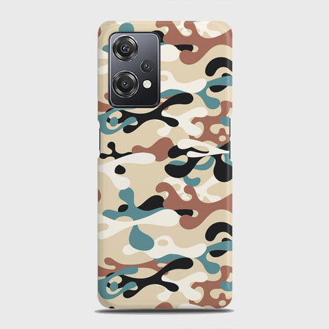 OnePlus Nord CE 2 Lite 5G Cover - Camo Series - Black & Brown Design - Matte Finish - Snap On Hard Case with LifeTime Colors Guarantee