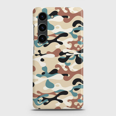 Samsung Galaxy S23 Cover - Camo Series - Black & Brown Design - Matte Finish - Snap On Hard Case with LifeTime Colors Guarantee