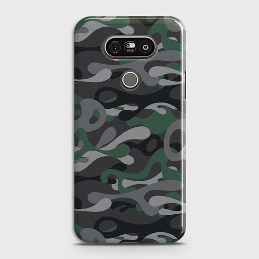 LG G5 Cover - Camo Series - Green & Grey Design - Matte Finish - Snap On Hard Case with LifeTime Colors Guarantee