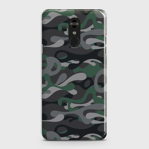 LG Stylo 4 Cover - Camo Series - Green & Grey Design - Matte Finish - Snap On Hard Case with LifeTime Colors Guarantee