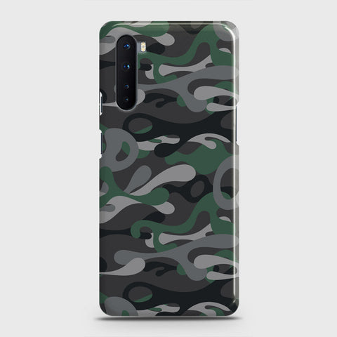OnePlus Nord  Cover - Camo Series - Green & Grey Design - Matte Finish - Snap On Hard Case with LifeTime Colors Guarantee