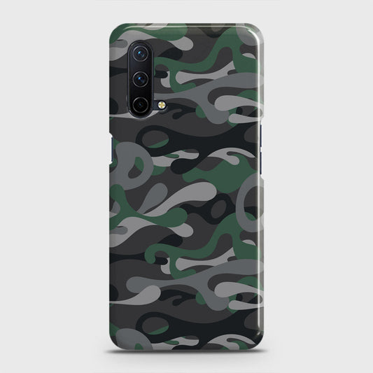 OnePlus Nord CE 5G  Cover - Camo Series - Green & Grey Design - Matte Finish - Snap On Hard Case with LifeTime Colors Guarantee