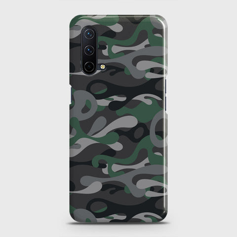 OnePlus Nord CE 5G  Cover - Camo Series - Green & Grey Design - Matte Finish - Snap On Hard Case with LifeTime Colors Guarantee