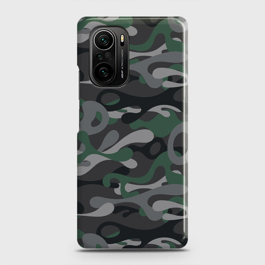 Xiaomi Mi 11i Cover - Camo Series - Green & Grey Design - Matte Finish - Snap On Hard Case with LifeTime Colors Guarantee