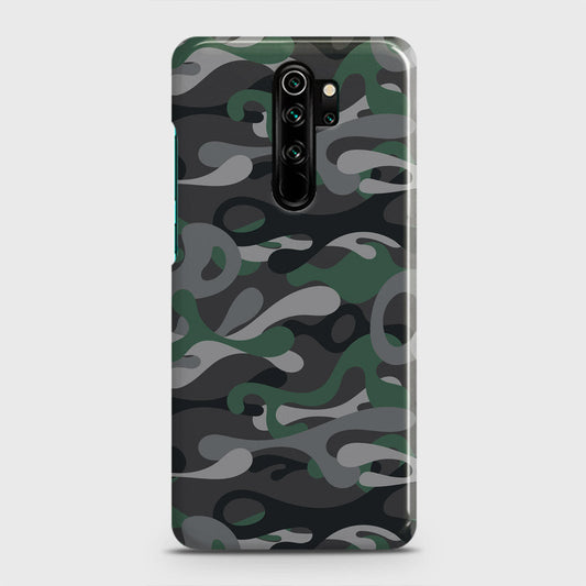 Xiaomi Redmi Note 8 Pro Cover - Camo Series - Green & Grey Design - Matte Finish - Snap On Hard Case with LifeTime Colors Guarantee