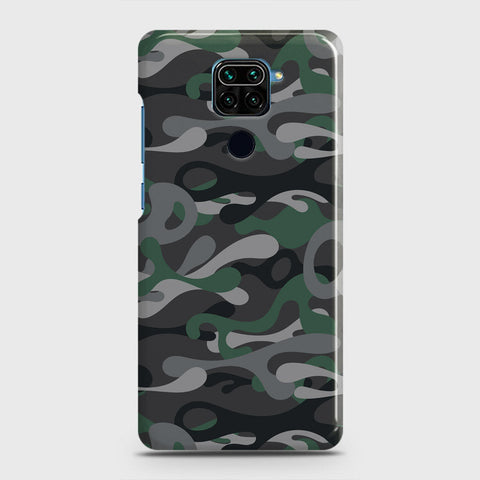 Xiaomi Redmi 10X 4G Cover - Camo Series - Green & Grey Design - Matte Finish - Snap On Hard Case with LifeTime Colors Guarantee