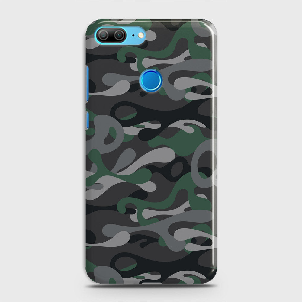 Huawei Honor 10 Cover - Camo Series - Green & Grey Design - Matte Finish - Snap On Hard Case with LifeTime Colors Guarantee