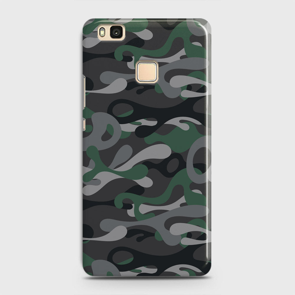 Huawei P9 Lite Cover - Camo Series - Green & Grey Design - Matte Finish - Snap On Hard Case with LifeTime Colors Guarantee