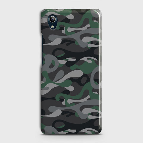 Vivo Y91C Cover - Camo Series - Green & Grey Design - Matte Finish - Snap On Hard Case with LifeTime Colors Guarantee
